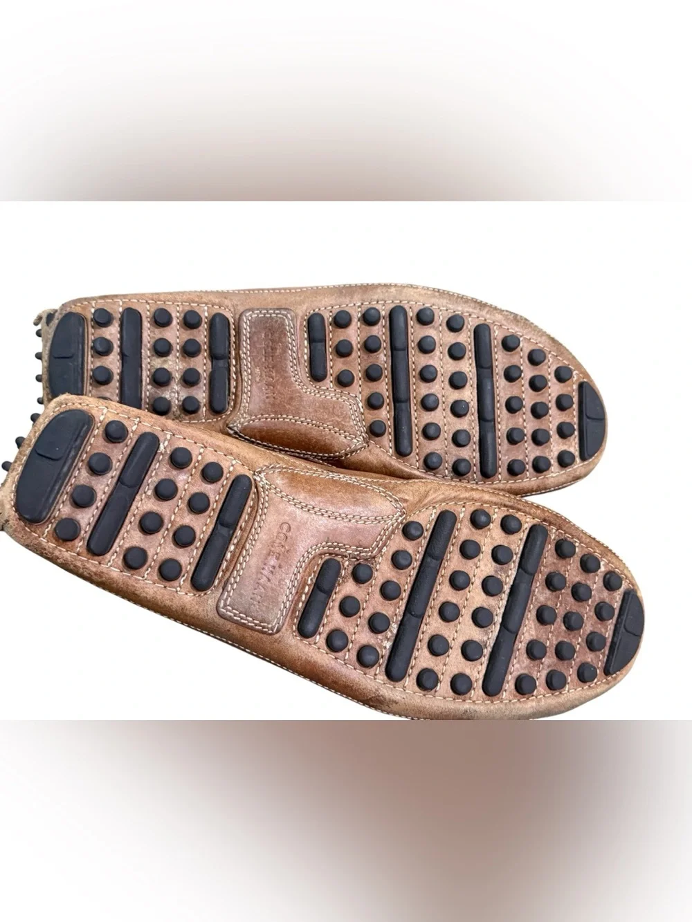 Cole Haan Men’s Size 12M Driving Penny Loafer Shoes Slip On Brown Leather